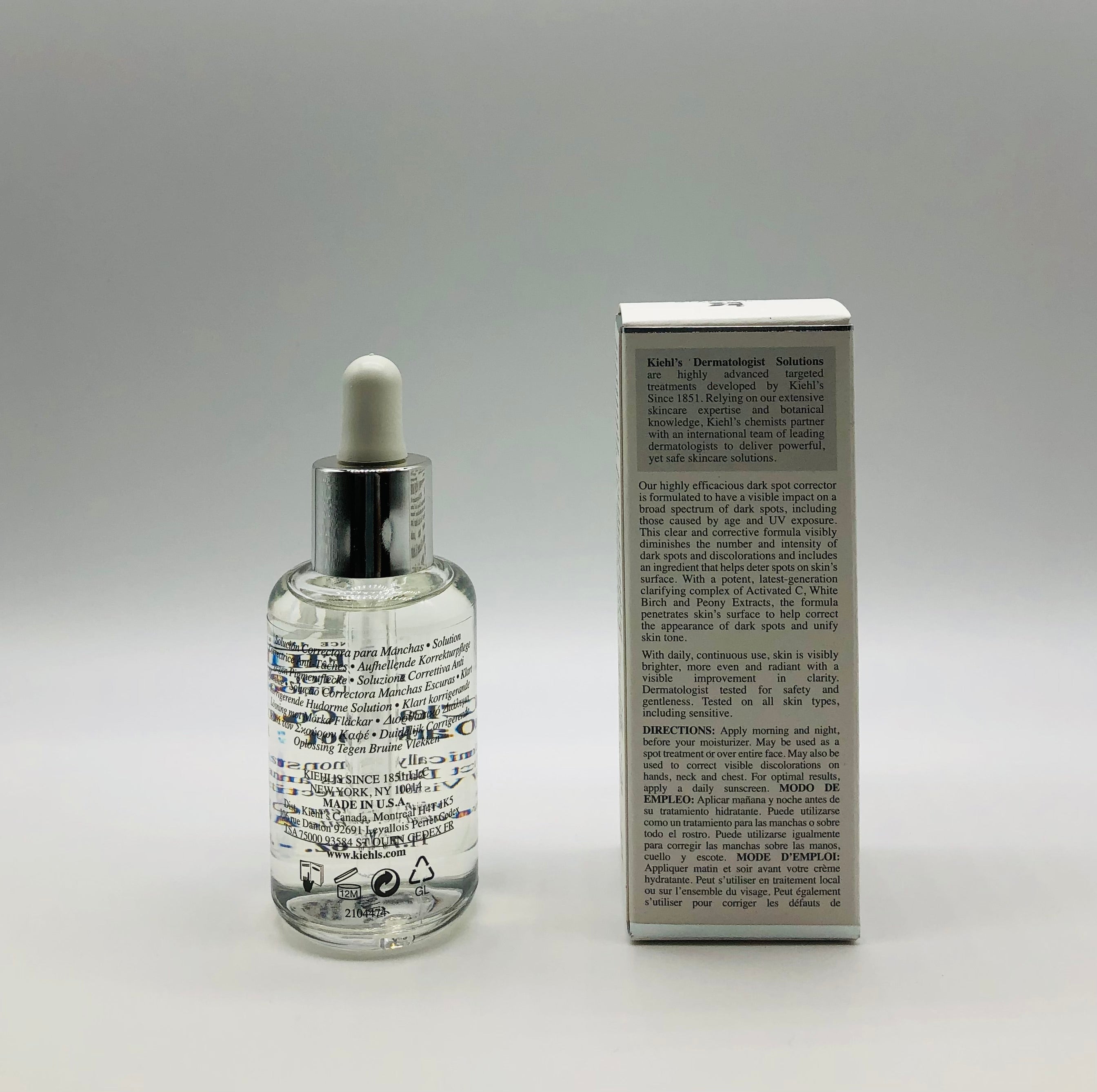 Kiehl’s Clearly Corrective Dark Spot Correcting Serum 1.7oz/50ml Brand New NIB