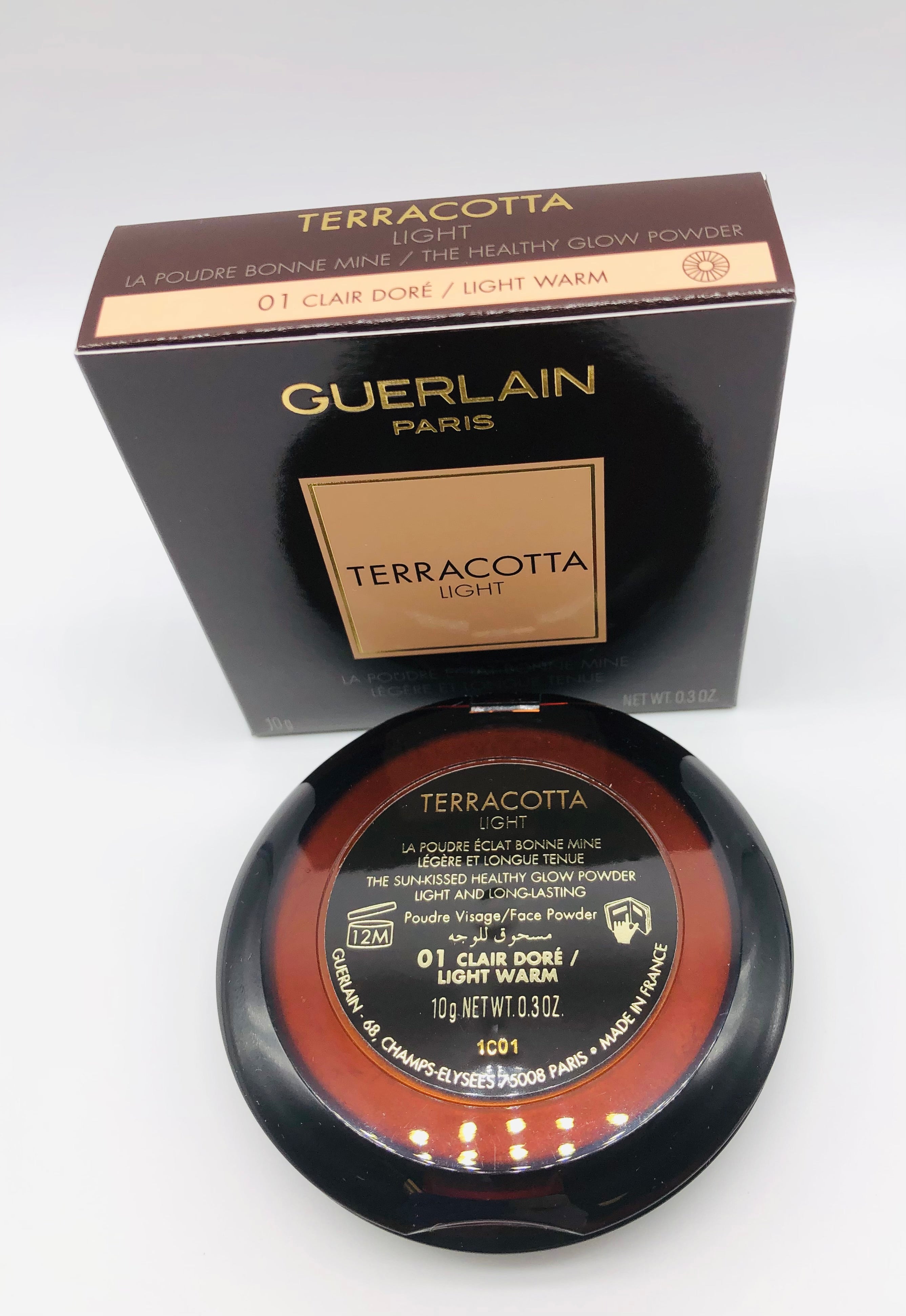 Guerlain-Terracotta Light Sun-Kissed Healthy Glow Powder #01 Light Warm 10g NIB