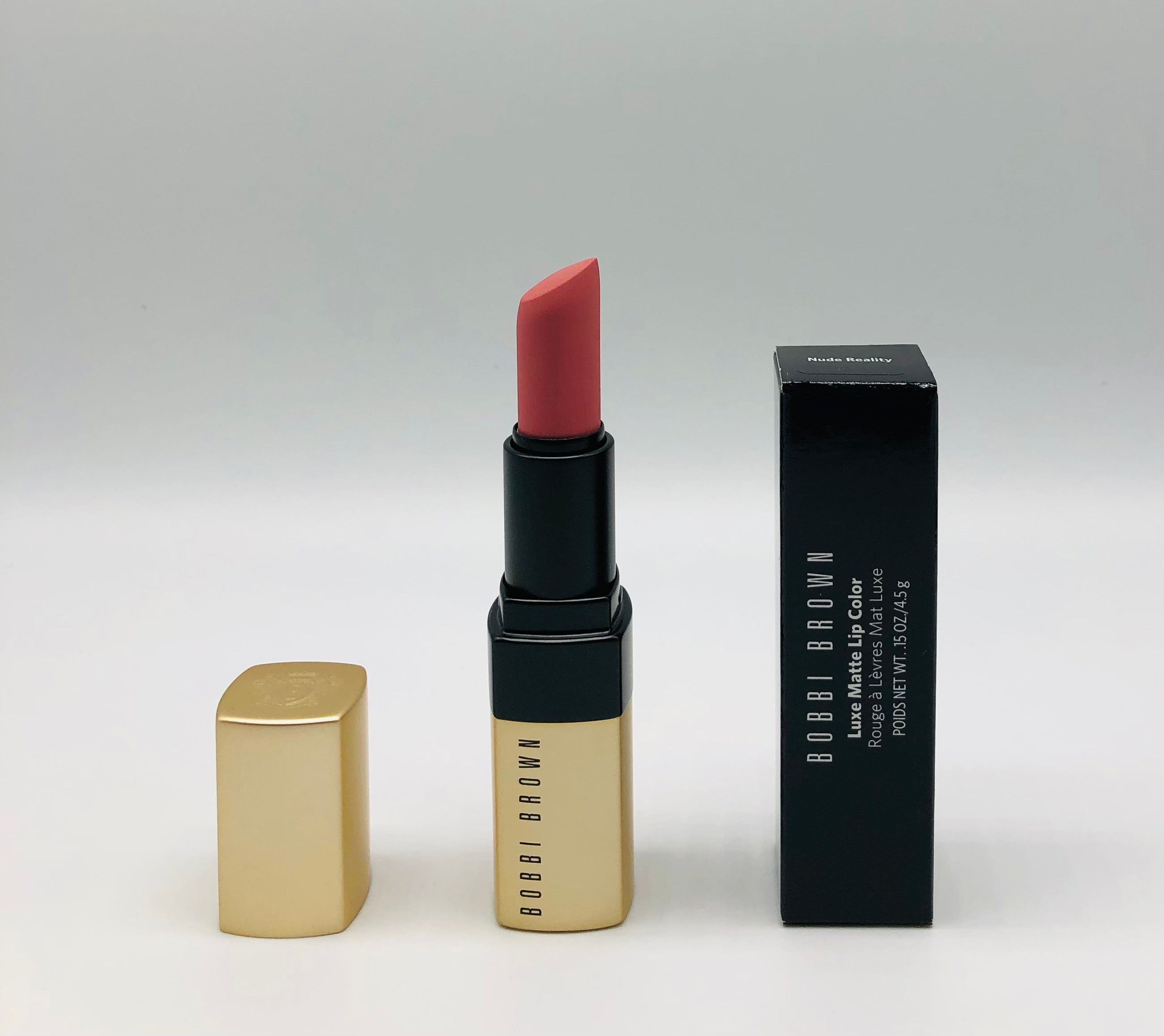 Bobbi Brown-Luxe Matte Lipstick-Nude Reality(pale baby pink) 0.15oz/4.5g NIB