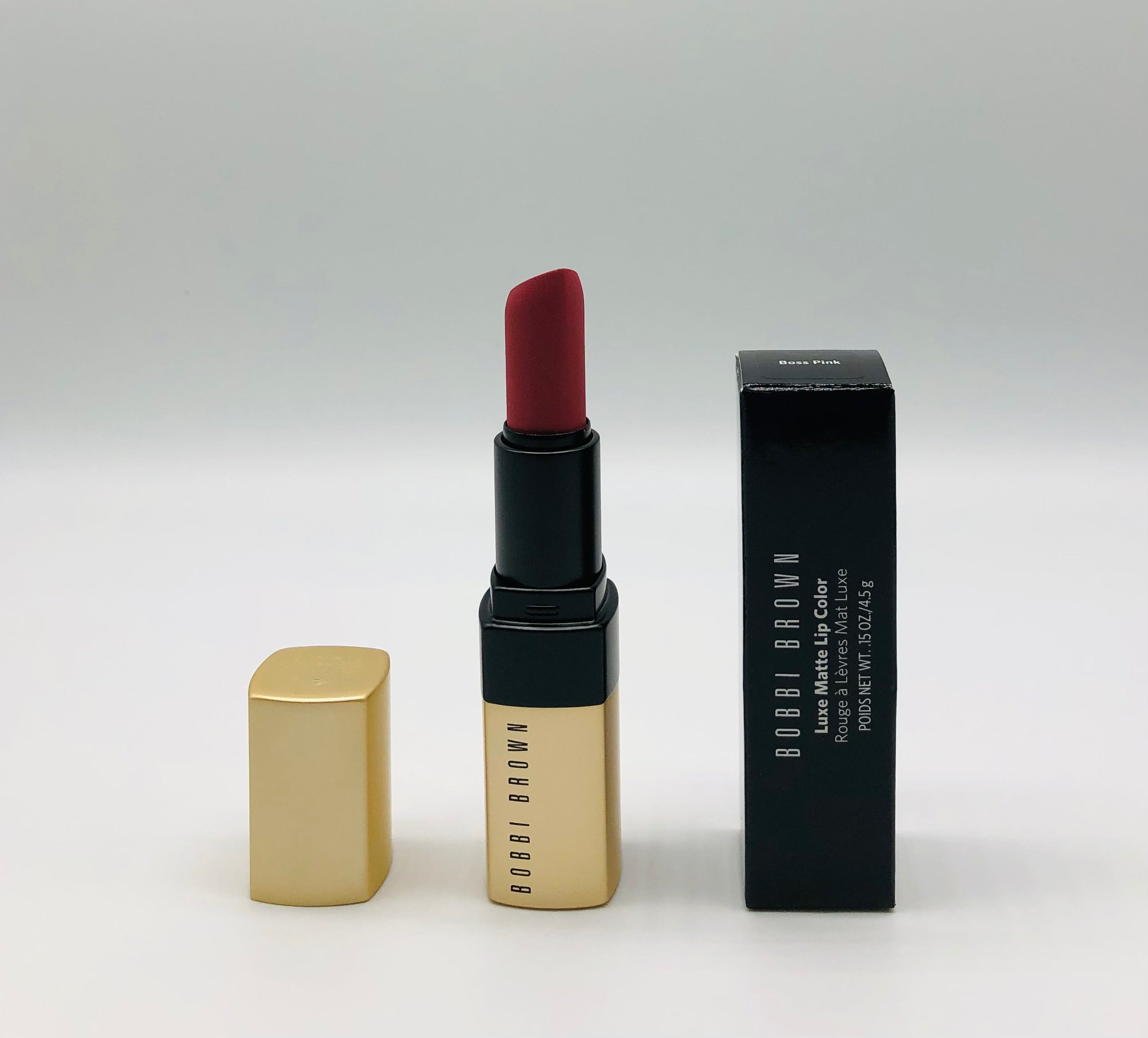 Bobbi Brown-Luxe Matte Lipstick-Boss Pink(dusty rose) 0.15oz/4.5g NIB