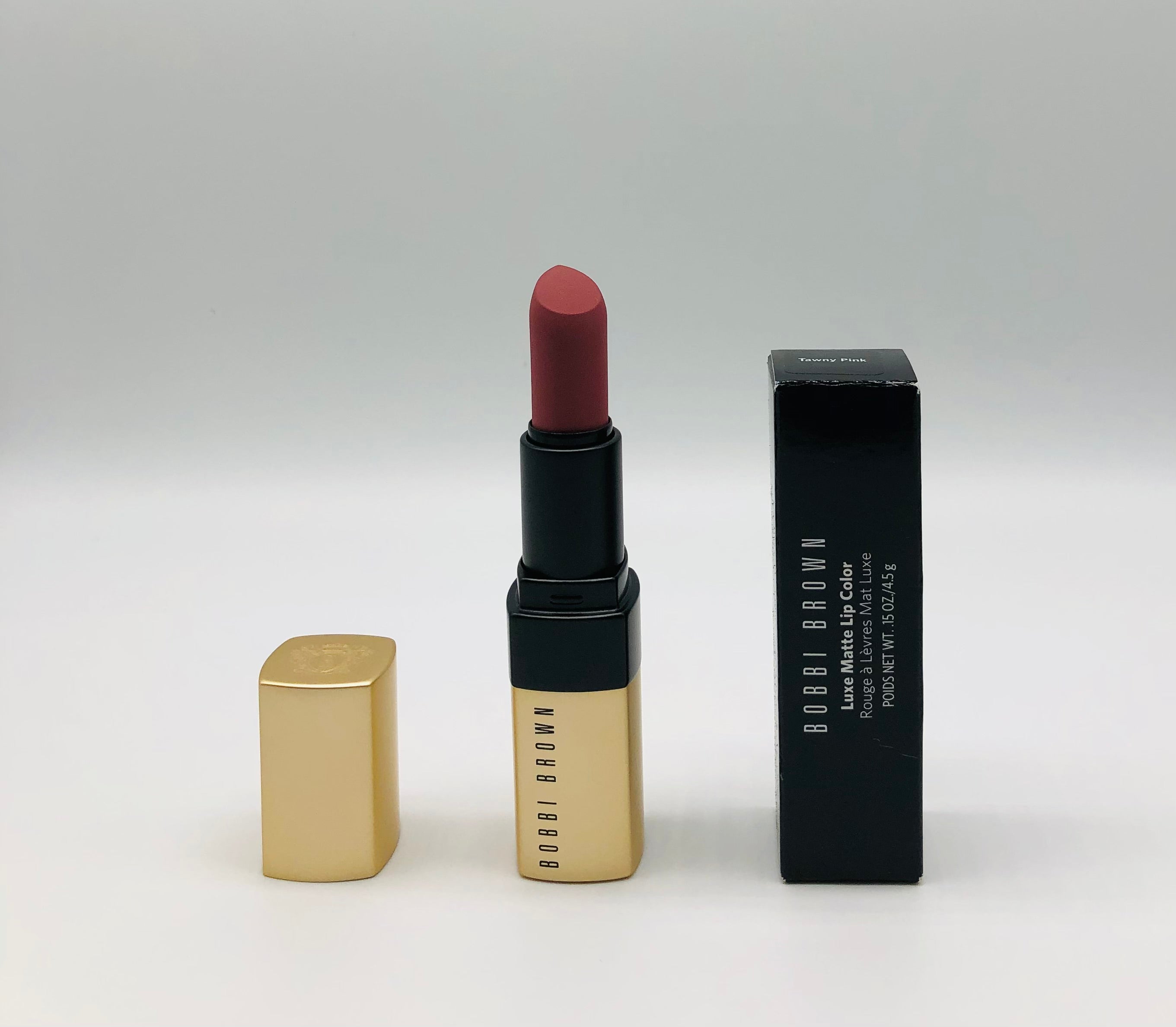 Bobbi Brown-Luxe Matte Lipstick-Tawny Pink (midtone mauve pink) 0.15oz/4.5g NIB