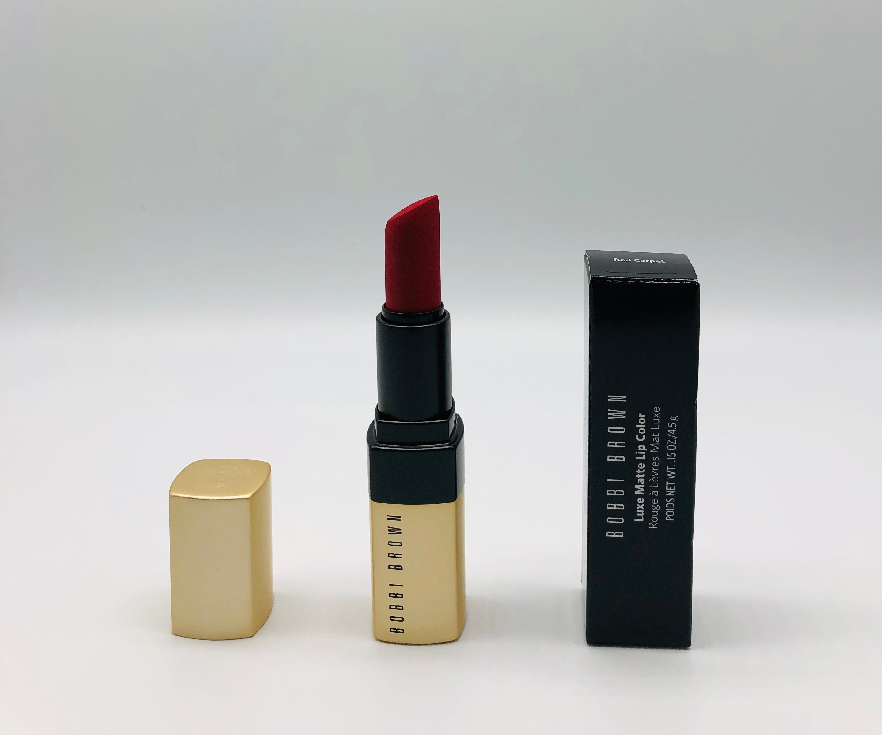 Bobbi Brown-Luxe Matte Lipstick- Red Carpet (rich red) 0.15oz/4.5g NIB