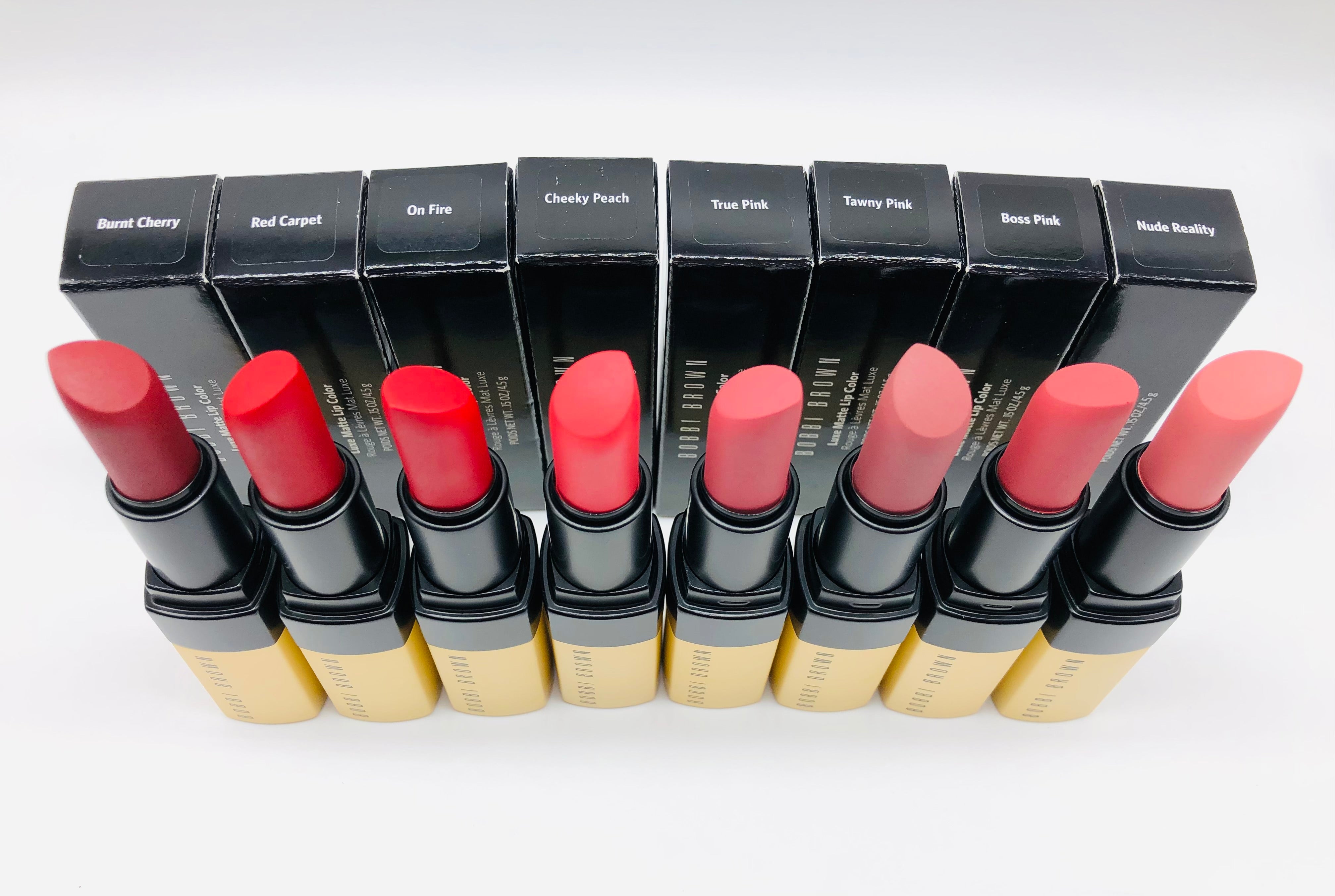 Bobbi Brown-Luxe Matte Lipstick-Burnt Cherry (burnt red berry) 0.15oz/4.5g NIB