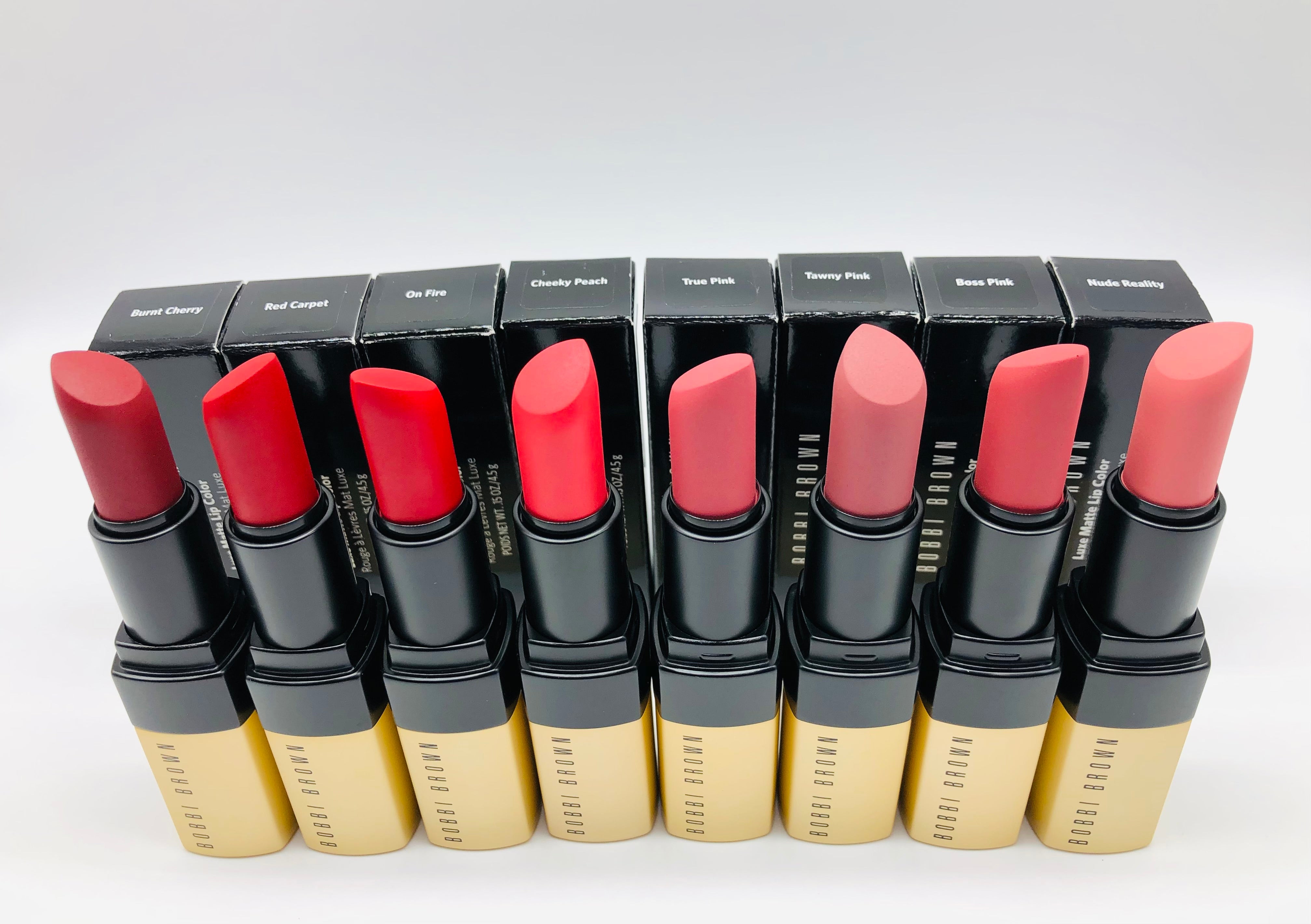 Bobbi Brown-Luxe Matte Lipstick-Burnt Cherry (burnt red berry) 0.15oz/4.5g NIB