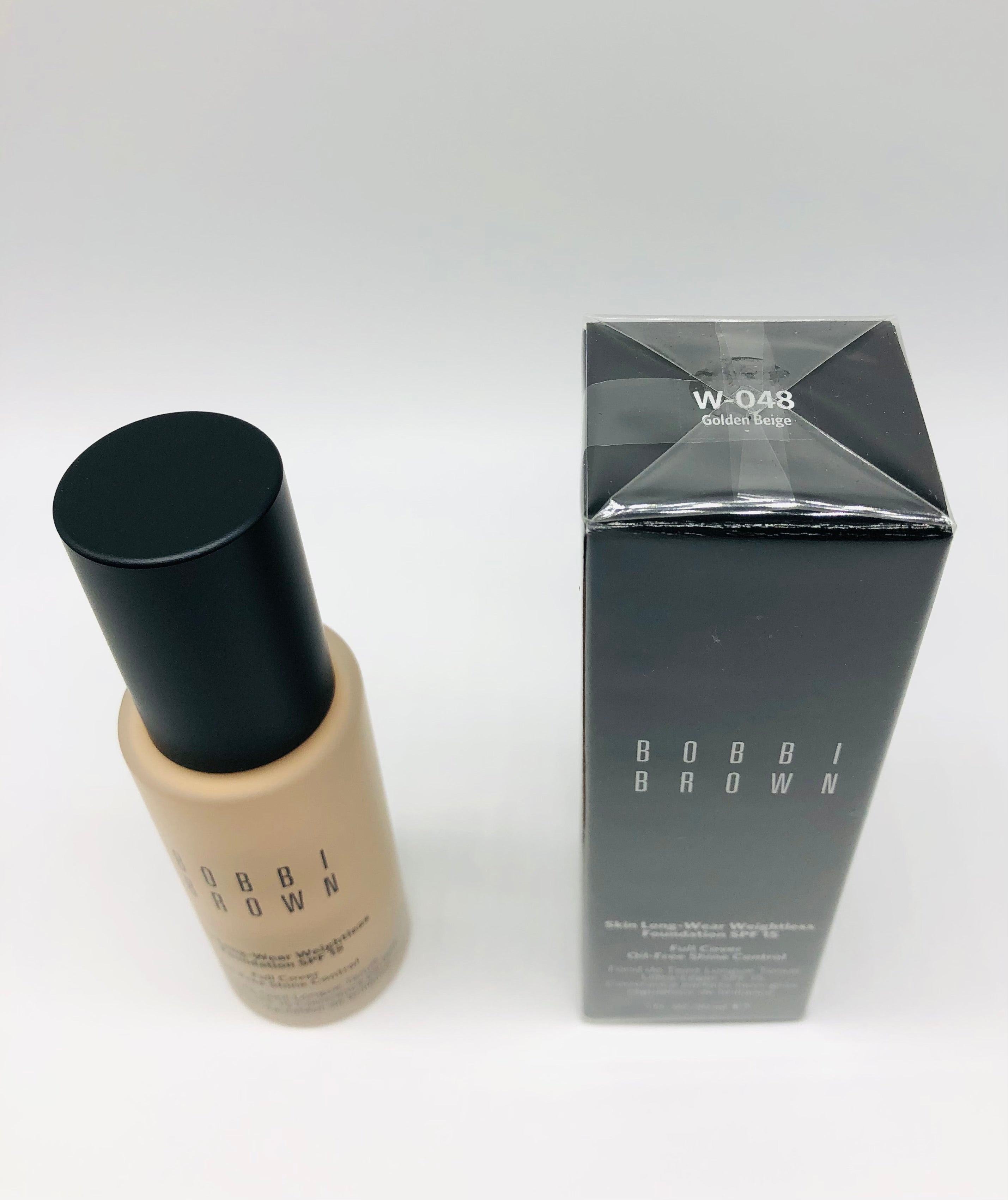 Bobbi Brown-Skin Long Wear Foundation SPF15 W048-Golden Beige 1oz/30ml NIB