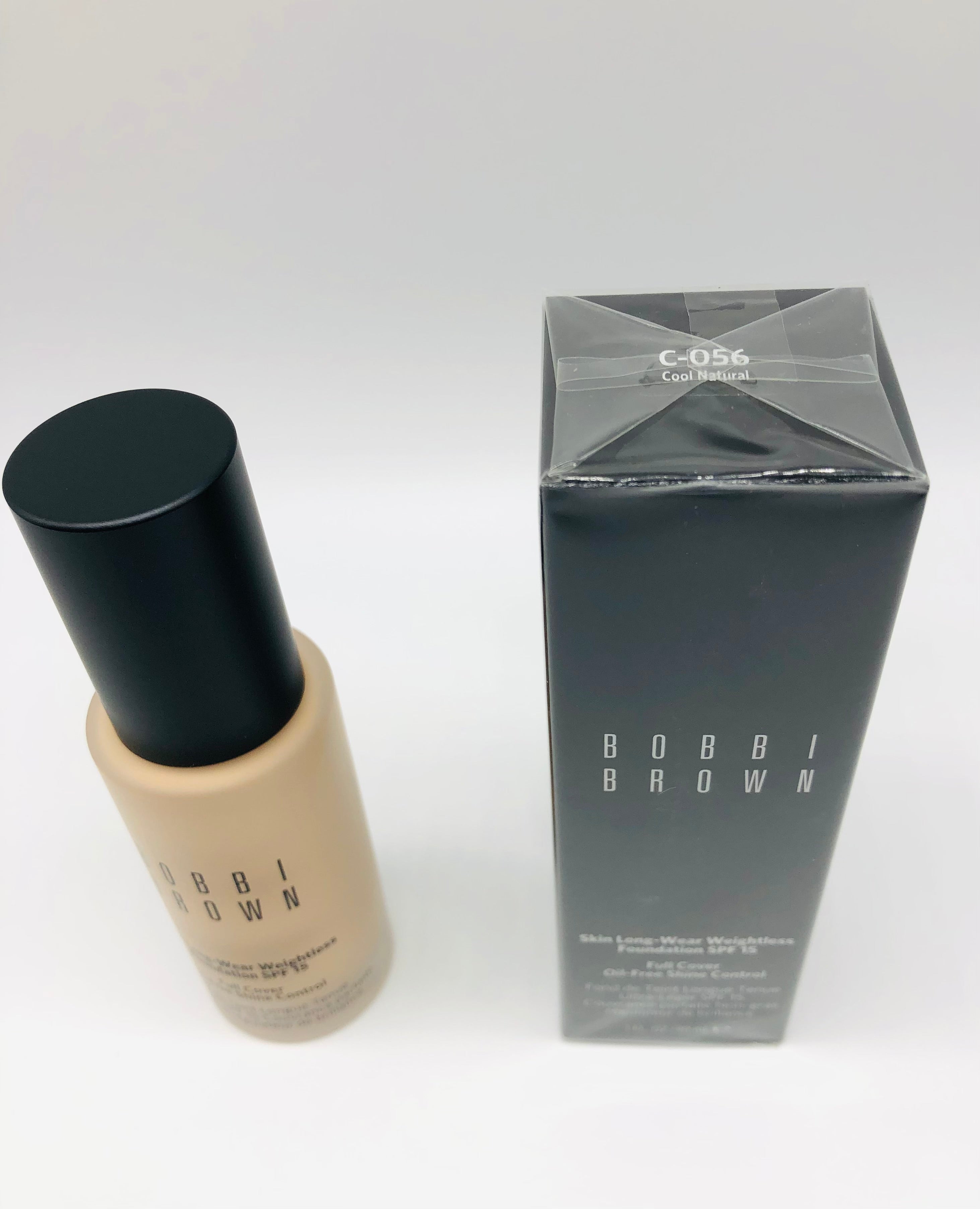 Bobbi Brown-Skin Long Wear Foundation SPF 15 C056-Cool Natural 1oz/30ml NIB