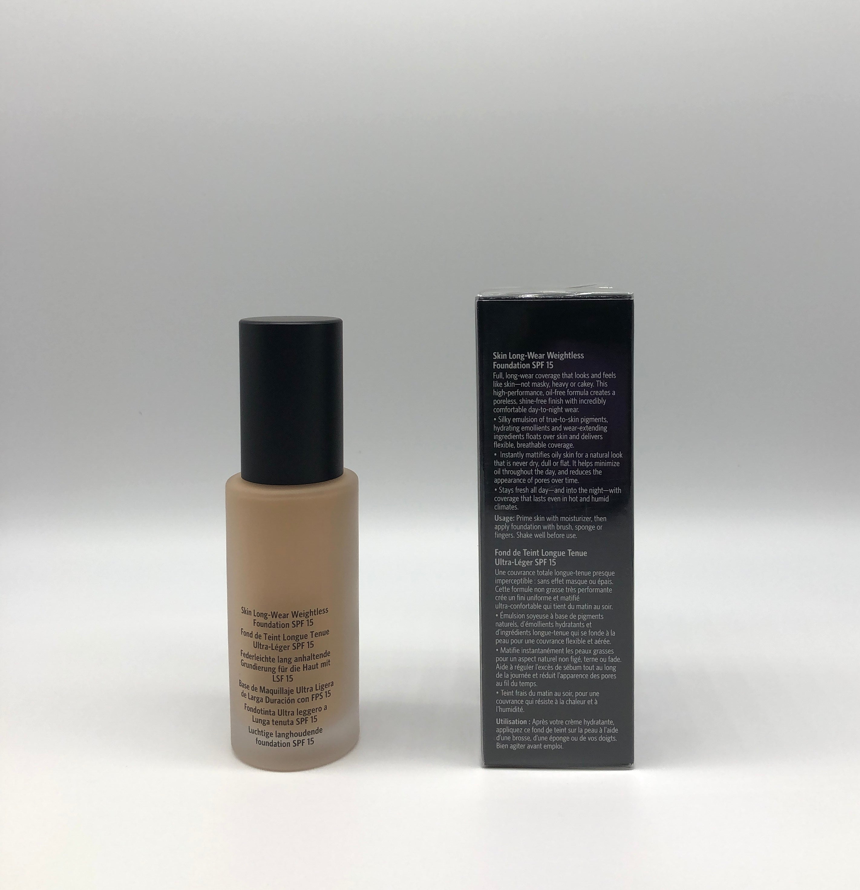 Bobbi Brown-Skin Long Wear Foundation SPF15 C046-Cool Beige 1oz/30ml NIB