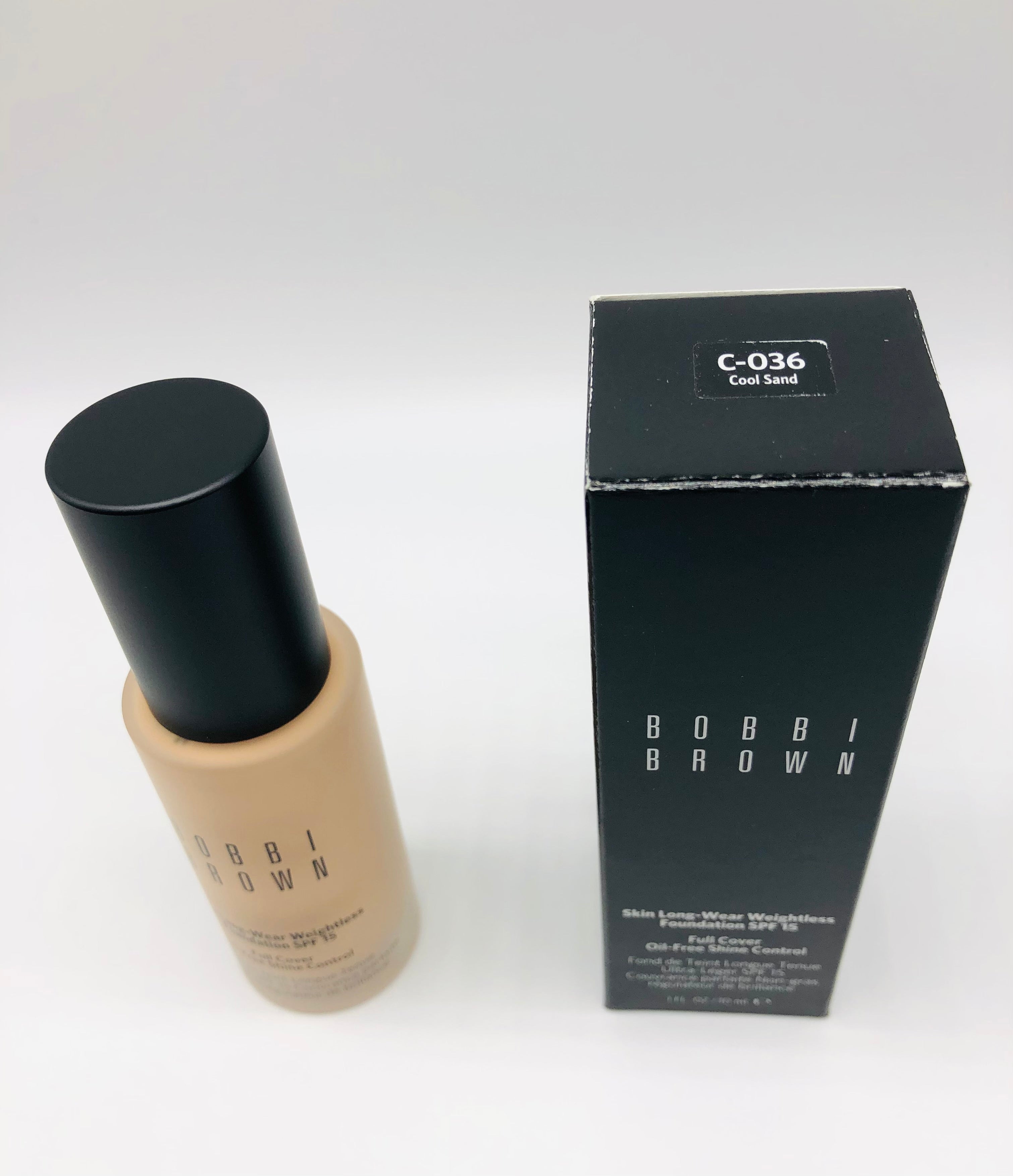 Bobbi Brown-Skin Long Wear Foundation SPF15 C036-Cool Sand 1.0oz/30ml NIB