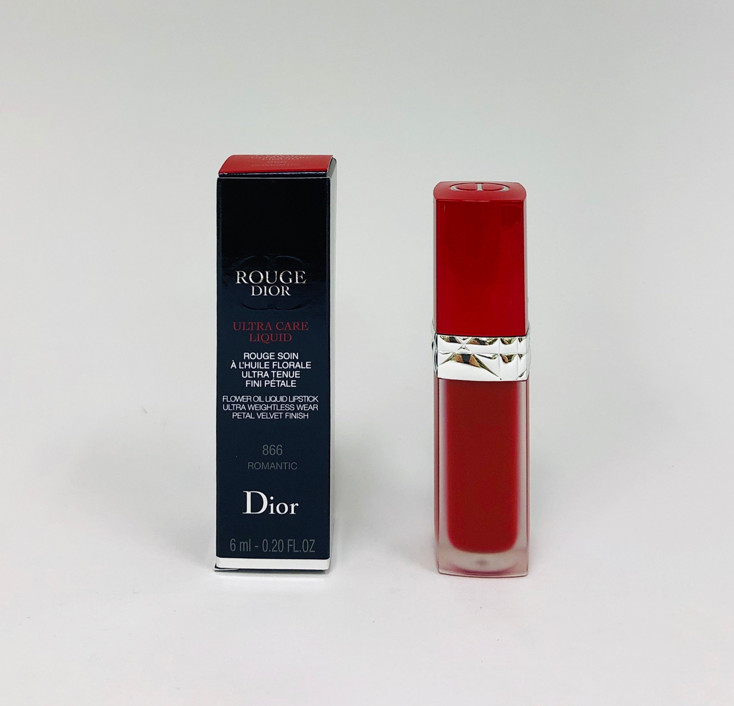 Dior- Rouge Dior Ultra Care Liquid Lipstick/ #866 Romantic 0.2oz/6ml NIB