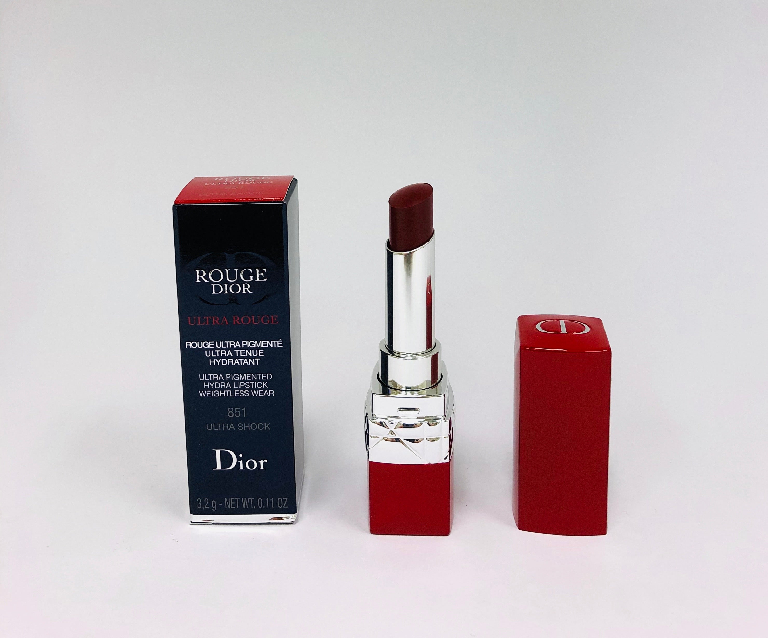 Dior- Rouge Dior Ultra Rouge Lipstick/ #851 Ultra Shock 0.11oz/3.2g NIB