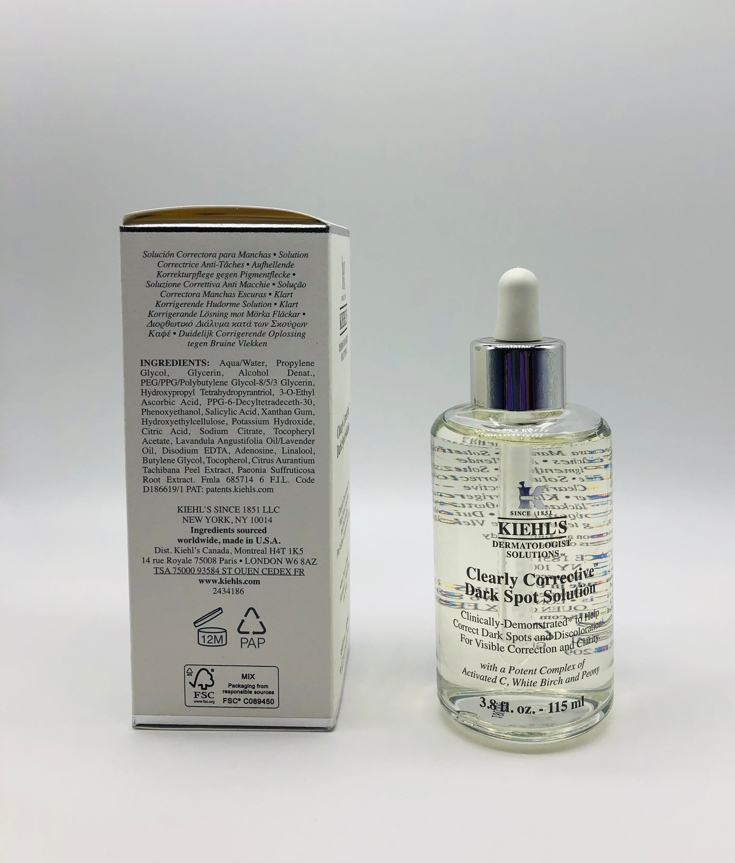 Kiehl’s-Clearly Corrective Dark Spot Correcting Serum 3.8oz/115ml Limited Edition