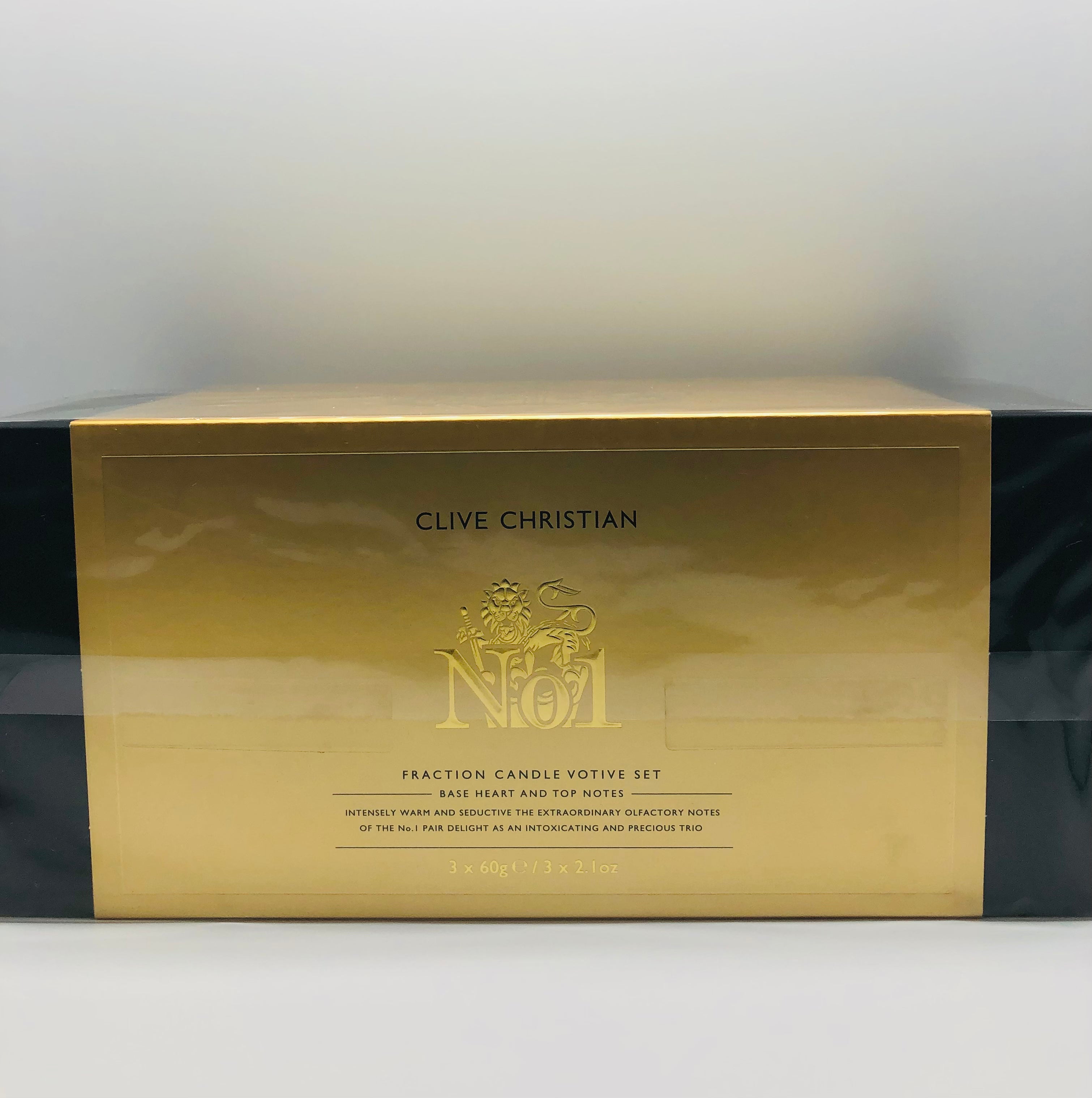 Clive Christian-No 1 Perfume Scented Candle Trio Set 3x60g NIB 2022Batch Sealed