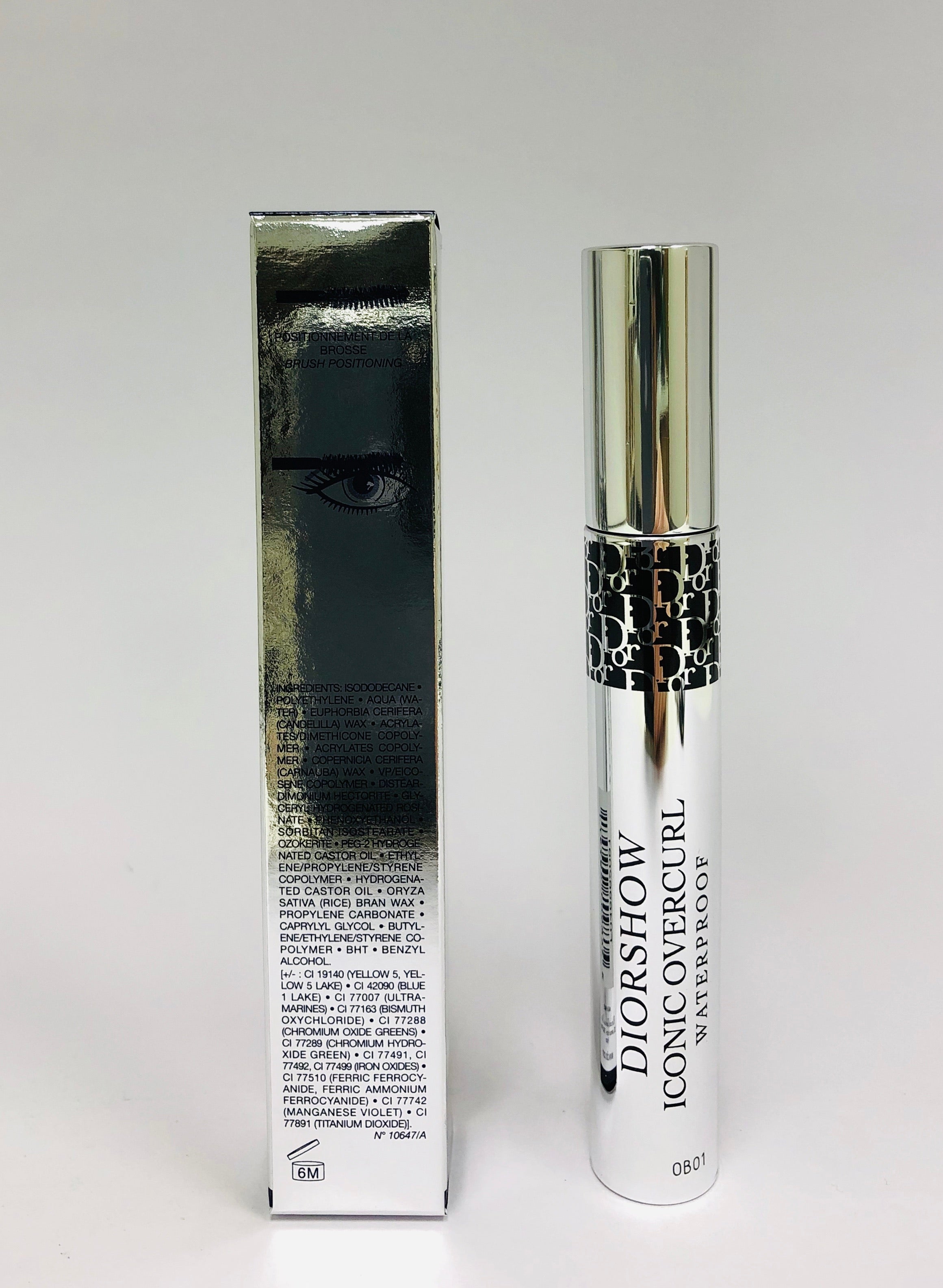 Dior Diorshow Iconic Overcurl Waterproof Mascara- Black 10ml/0.33oz  NIB