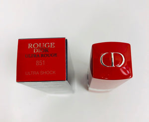 Dior- Rouge Dior Ultra Rouge Lipstick/ #851 Ultra Shock 0.11oz/3.2g NIB