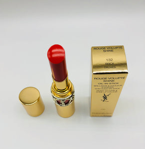 YSL Rouge Volupte Shine Lipstick #132 Brick Fauves-Limited Edition 0.1oz/3.2gNIB