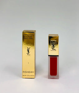 YSL Tatouage Couture Liquid Matte Lip Stain #1 Rouge Tatouage NIB